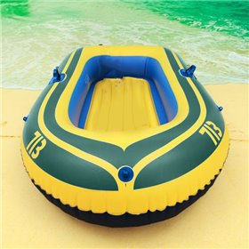 Надувний човен двомісний AquaRug пластикові весла + насос