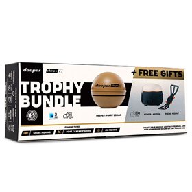 Эхолот DEEPER CHIRP+ 2.0 с фонариком-повербенком и крепление для телефона