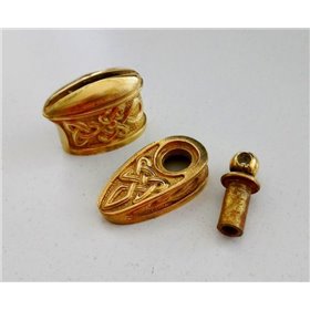 Комплект бронзовий для виготовлення ножа, гарда та тильник