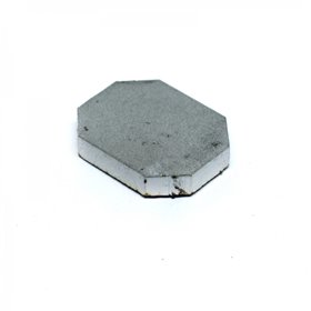 Больстер нержавійка восьмигранний 24х19х4мм без отвору