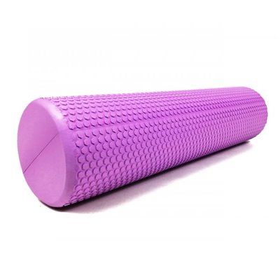 Масажний ролик EasyFit Foam Roller 45 см Фіолетовий