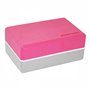 Блок для йоги SportVida Pink/Grey SV-HK0336