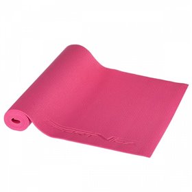 Коврик (мат) для йоги та фітнесу SportVida PVC 4 мм Pink SV-HK0049