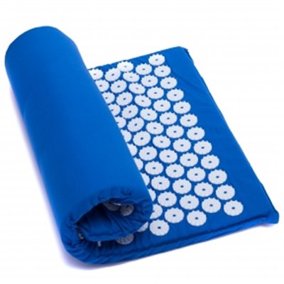 Килимок масажний аплікатор Кузнєцова Acupressure mat Zelart FI-1709 65x40см синій (MI002991)