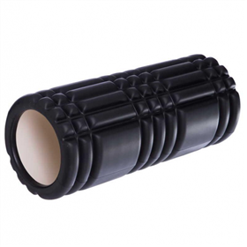 Роллер для занять йогою та пілатесом Gemini 33х14 см (G0001-3) Чорний