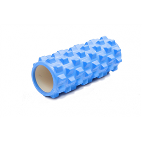 Масажний рулон для йоги EVA 33х13 см із шипами Блакитний (MS 0857-9)
