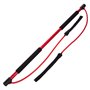 Гімнастична палиця для фітнесу з еспандерами Zelart Body Shaper Stick My Fit 932 Red-Black