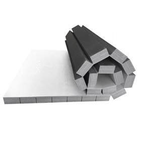 Спортивний РОЛЛ-мат Lock-Mat 1м х 2м 30 мм білий