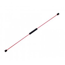 Гнучкий вібротренажер LiveUp FLEX BAR (LS3283-r) black+red