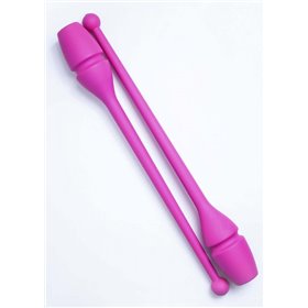 Булави для гімнастики SASAKI MJ 38H гума 36cm 100g FreshPink (SCJ38Hx)
