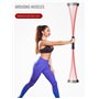 Гнучка палиця гімнастична для фітнесу та йоги Palo Elastic bar for fitness 160см еластична, тренажер флексибар-бодібар для м'язі