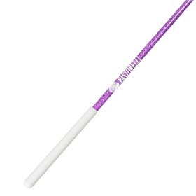 Паличка Pastorelli Гліттер FIG 60 см Рожево-Фіолетова Білий наконечник