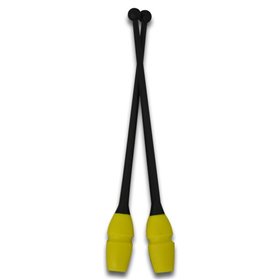 Булави Pastorelli комбіновані FIG 45 см Чорний-Жовтий