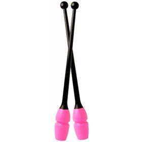 Булави Pastorelli комбіновані 41 см Рожевий-Чорний