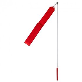 Стрічка гімнастична 6 м, червона, TA7134-6-R