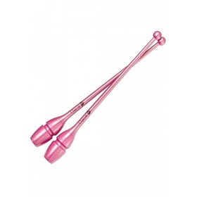 Булавы для гимнастики CHACOTT HI GRIP пластик+резина 41cm Rose (CC65202)