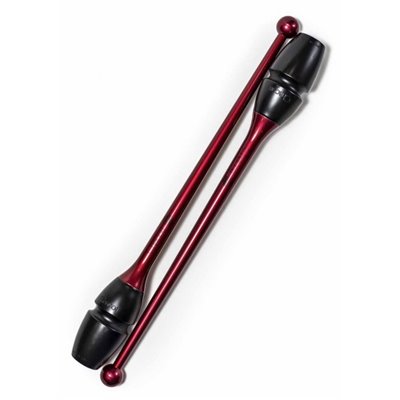 Булави для гімнастики CHACOTT HI GRIP пластік+гума 41cm Garnet (CC65202)