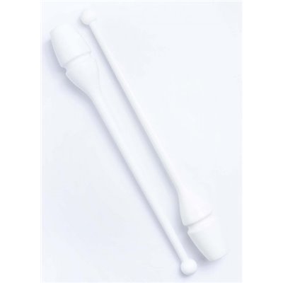 Булави для гімнастики SASAKI MJ 38H гума 36cm 100g White (SCJ38Hx)