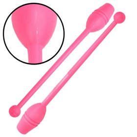 Булави для художньої гімнастики 35см Lingo GM-4435 рожевий