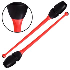 Булави для художньої гімнастики Zelart 0964 довжина 35см Red-Black
