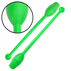 Булави для художньої гімнастики Lingo GM-4435 35см зелений