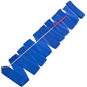 Стрічка для художньої гімнастики з паличкою C-7152 4м Колір: Синій