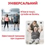 Тренажер гімнастична палиця Flex Bar Червоно-чорна гнучка бодібар 160 см для м'язів рук спини тіла