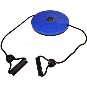 Диск здоров'я для талії з еспандерами Supretto Блакитний (5796-0001)