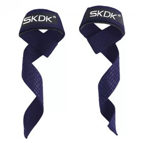 Лямки для тяги SKDK кістьові атлетічні Сині