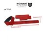 Лямки для тяги шкіряні Power System PS-3320 Leather Straps Red