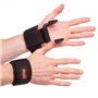 Напульсник силовий з гаком Valeo Hook straps Чорний (метал) (XG257)