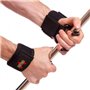 Напульсник силовий з гаком Valeo Hook straps Чорний (метал) (XG257)