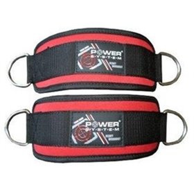 Манжета на гомілку Power System Ankle Strap PS-3410 Black-red (PS-3410_Black_Red)