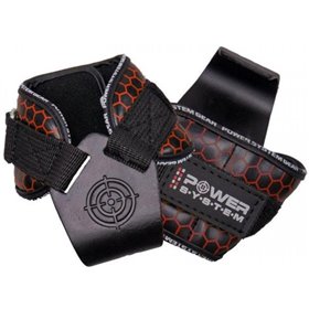 Гаки для тяги на зап'ястя Power System Hooks V2 PS-3360 XL Black/Red (PS_3360_Black/Red XL)