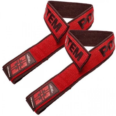 Кистьові ремені Power System PS-3401 Lifting Straps Duplex Black/Red (3401RD-0)