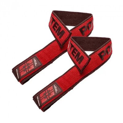 Лямки для тяги Power System PS-3401 Lifting Straps Duplex Red