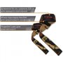 Кистьові лямки для тяги зі пом'якшуючою підкладкою Harbinger Lifting Straps Camo 16215 (54 см, пара)