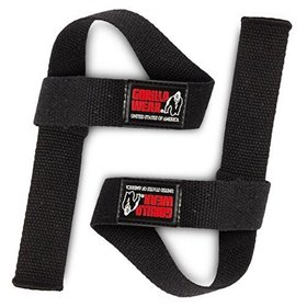 Лямки для тяги Non-Padded Straps Gorilla Wear Чорний (35369007)