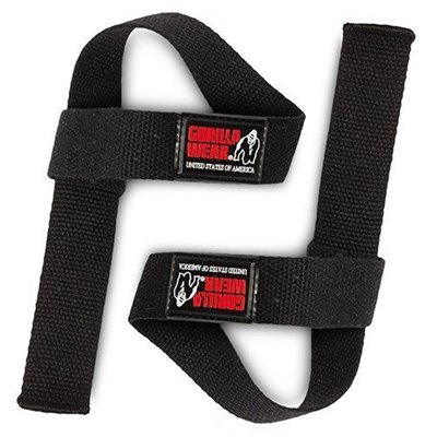 Лямки для тяги Non-Padded Straps Gorilla Wear Чорний (35369007)