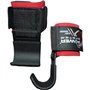 Гаки для тяги на зап'ястя Power System Hardcore Hooks PS-3310 Black/Red