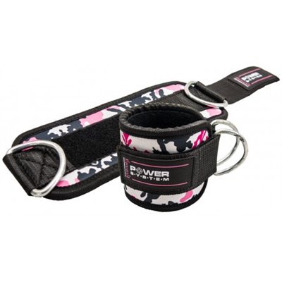 Манжети на щиколотку Power System Ankle Strap Camo PS-3470 Pink/Black