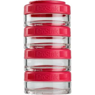 Контейнер спортивный BlenderBottle GoStak 4 Pak 4х40 мл Red ORIGINAL (GS_4*40_Red)