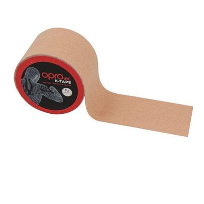 Кинезиологический тейп OPROtec Kinesiology Tape TEC57544 бежевий 5см*5м