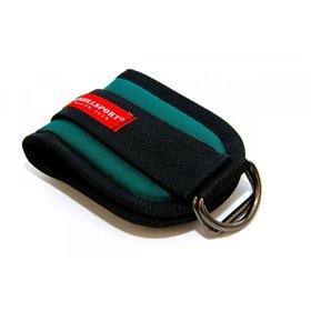 Манжета тканинна для тяги з карабіном Зелений