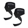 Лямки Harbinger Big Grip No-Slip Nylon Lifting Straps DuraGrip Black (20500, з неопренової вставкою)