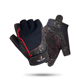 Жіночі рукавички для фітнесу Way4you Чорний M