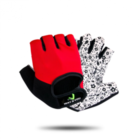 Жіночі рукавички для фітнесу Way4you Червоний S