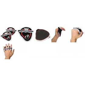 Прокладки для долонь Gorilla Wear Palm Grip Pads Black/Red (4384302296)