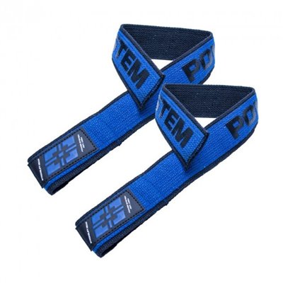 лямки для тяги Power System PS-3401 Lifting Straps Duplex Black/Blue