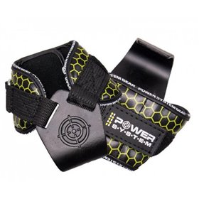 Гаки для тяги на зап'ястя Power System Hooks V2 PS-3360 Black/Yellow XL